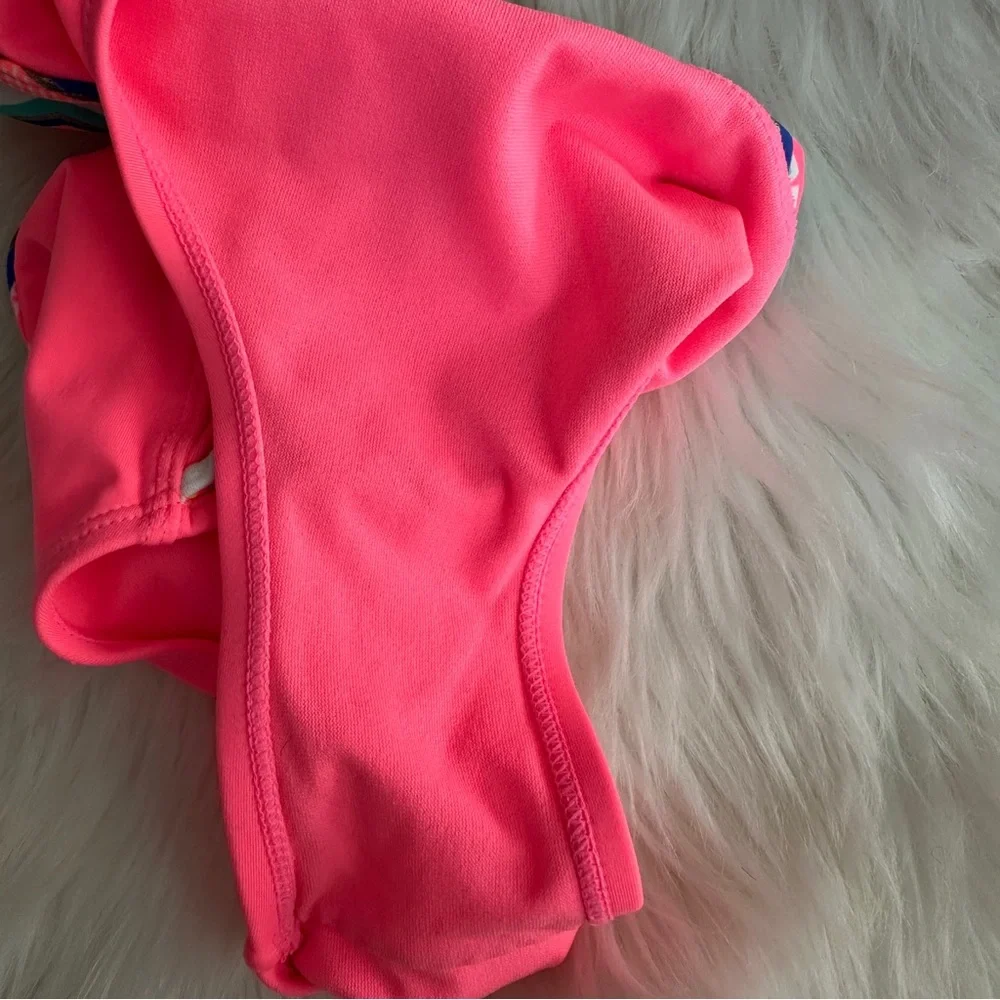 NWOT Justice Mexican Cantina Bikini w Lightly Padded Top Adjustable Straps, 12